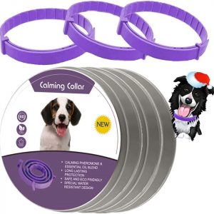 MONTAUR CALMING COLLAR FOR DOGS 3-PACK ANXIETY RELIEF WATERPROOF ADJUSTABLE